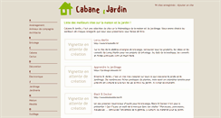 Desktop Screenshot of cabane-et-jardin.com