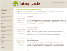 Tablet Screenshot of cabane-et-jardin.com